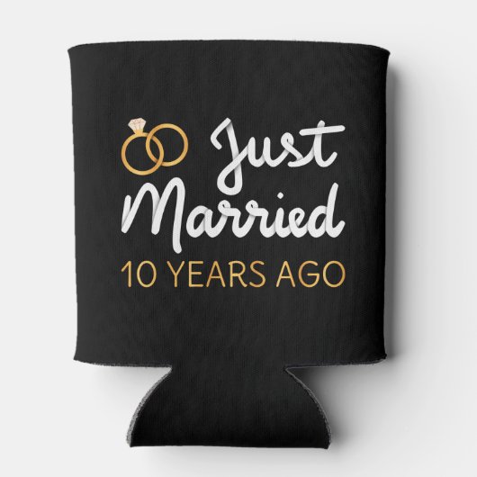 10 jaar geleden getrouwd blikjeskoeler (Achterkant)