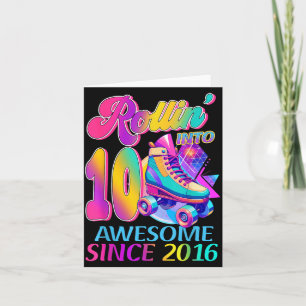 10 jaar geweldig sinds 2016 Hockey Thema Verjaarda Kaart