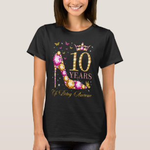 10 jaar Geweldige 10 jaar oud 10e geboorte T-shirt