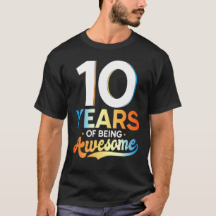 10 jaar Geweldige 10e verjaardag 1 T-shirt