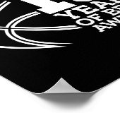 10 JAAR GEWELDIGE BASKETBAL 10E VERJAARDAG POSTER (Hoek)
