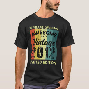 10 jaar Geweldige T S Limited Edition Vint T-shirt