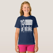 10 jaar Geweldige tiende verjaardag T-shirt (Voorkant volledig)