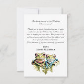 10 Jaar Huwelijk Jubileum Tuin Casual Partij Bedankkaart (Achterkant)