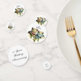 10 Jaar Huwelijk Jubileum Tuin Casual Partij Confetti