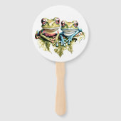 10 Jaar Huwelijk Jubileum Tuin Casual Partij Handwaaier (Achterkant)