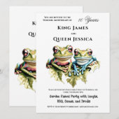 10 Jaar Huwelijk Jubileum Tuin Casual Partij Kaart (Voorkant / Achterkant)