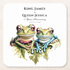 10 Jaar Huwelijk Jubileum Tuin Casual Partij Kartonnen Onderzetters