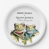 10 Jaar Huwelijk Jubileum Tuin Casual Partij Papieren Bordje (Voorkant)