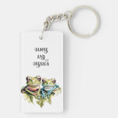 10 Jaar Huwelijk Jubileum Tuin Casual Partij Sleutelhanger (achterkant)