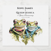 10 Jaar Huwelijk Jubileum Tuin Casual Partij Sparkling Wijnetiket (Enkel label)