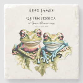 10 Jaar Huwelijk Jubileum Tuin Casual Partij Stenen Onderzetter