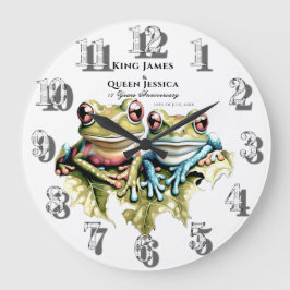 10 Jaar Huwelijksjubileum Tuin Casual Feest Grote Klok