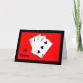 10 jaar is een groot iets! jubileumkaart kaart (Voorkant)