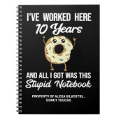 10 jaar Jubileum 10 jaar service Notitieboek (Voorkant)