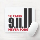 10 jaar Jubileum 11 september Mousepad Muismat (Met muis)