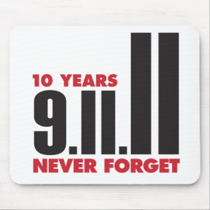 10 jaar Jubileum 11 september Mousepad Muismat