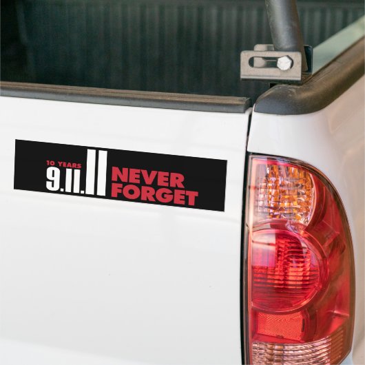 10 jaar Jubileum 11e Bumpersticker september (Op Truck)