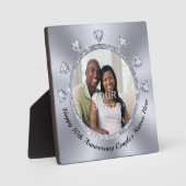 10 jaar Jubileum cadeaus voor vrienden en familie, Fotoplaat (Voorkant)