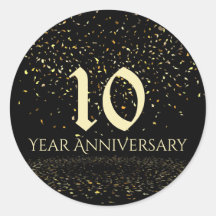 10 jaar Jubileum envelopzegel