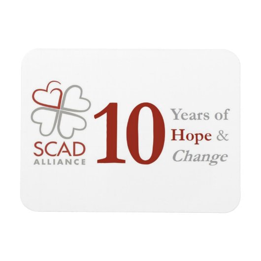 10 jaar Jubileum SCAD Alliance magneet (Horizontaal)