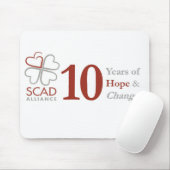 10 jaar Jubileum SCAD Alliance mousepad Muismat (Met muis)