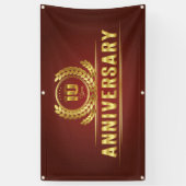 10 jaar Jubileum Spandoek (Verticaal)