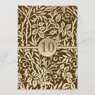 10 jaar jubileum uitnodiging vintage ontwerp