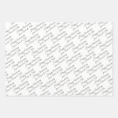 10 jaar Jubileum voor bruiloft - Aangepast Inpakpapier Vel (Voorkant 2)