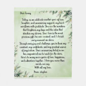 10 jaar liefde: een hartverwarmend Jubileum Fleece Deken (Voorkant)