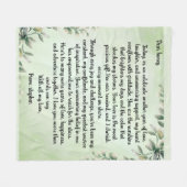 10 jaar liefde: een hartverwarmend Jubileum Fleece Deken (Voorkant (Horizontaal))