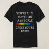 10 jaar misschien op een 'ph scale' omdat je basaa t-shirt (Design voorkant)