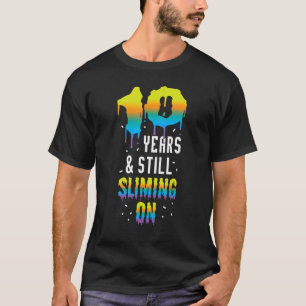 10 jaar & nog steeds afslanken op 10e Kinder slijm T-shirt
