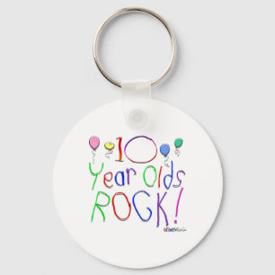10 jaar Olds Rock! Button Sleutelhanger