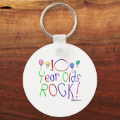 10 jaar Olds Rock! Button Sleutelhanger (Voorkant)
