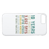 10 jaar oud 10th Birthday Boy Girl Jubileum Case-Mate iPhone Case (Achterkant (Horizontaal))