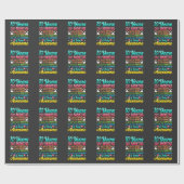 10 jaar oud 120 maanden 10e verjaardag Regenboog Cadeaupapier (Vlak)