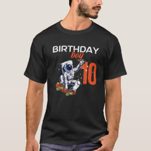 10 jaar oud Astronaut Space Schaats, 1 T-shirt