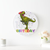 10 jaar oud cadeautje Kind 10th Birthday Boy Dinos Grote Klok (Huis)