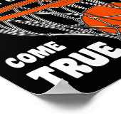 10 Jaar Oud Gelukkig 10e Verjaardag Basketbal 10e Poster (Hoek)