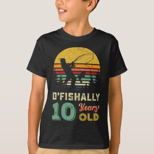 10 jaar oud Gevist cadeau 10 yo 10 jaar oud 10e T-shirt