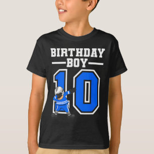 10 Jaar Oud Jongen IJshockeyspeler 10e Verjaardag  T-shirt