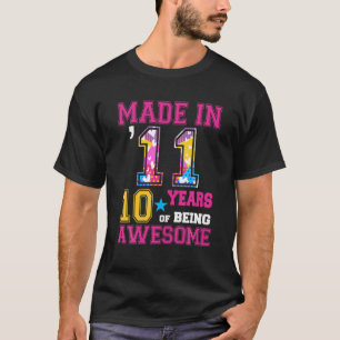 10 jaar oud meisje cadeaus voor 10e verjaardag cad t-shirt