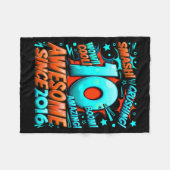 10 Jaar Oud Voor Jongens 10e Verjaardag Jongen 10 Fleece Deken (Voorkant (Horizontaal))