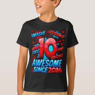 10 Jaar Oud Voor Jongens 10e Verjaardag Jongen 10 T-shirt