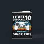 10 Jaar Oude Bday Decoraties Son Boy 10yr 2015 10t Kaart<br><div class="desc">10 Jaar Oude Bday Decoraties Son Boy 10yr 2015 10e Verjaardag</div>