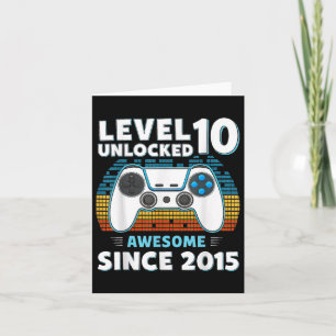 10 Jaar Oude Bday Decoraties Son Boy 10yr 2015 10t Kaart