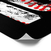 10 jaar oude cadeautjes nummer 10 honkbal 10e verj poster (Hoek)