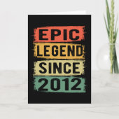 10 jaar oude dag 2011 epic Legend 10th Birthday Kaart (Voorkant)