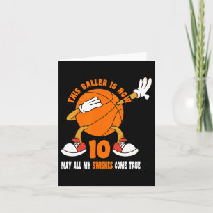 10 jaar oude gelukkige 10e verjaardag Bysketbyll 1 Kaart